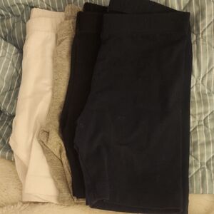 Sz 4T The Children's Place 4-Pack Bike Shorts in Navy, Black, Gray, White